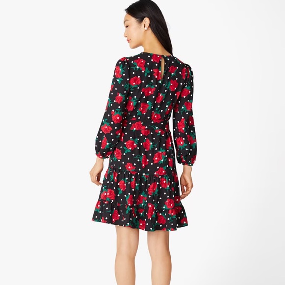 Kate Spade Rose Dot Toss Shift Dress - Picture 2 of 3